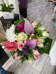 Bouquet à main coloré