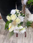 Composition Bouquet de la mariée blanc